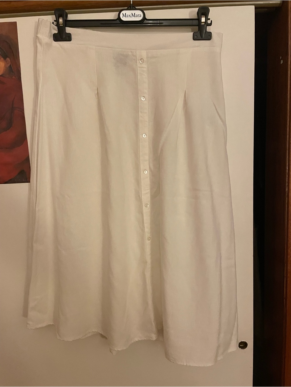 Vero moda white maxi skirt